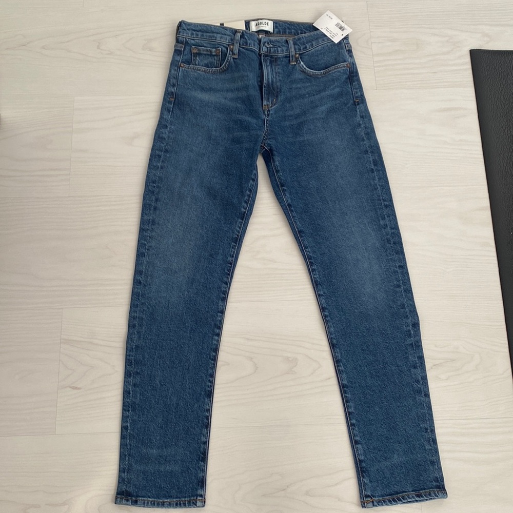 Agolde Jeans mid rise slim straight